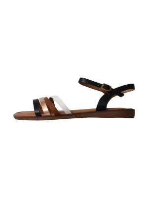 Foto van product POTI PATI Sandalen met riem bruin / goud / zwart / wit