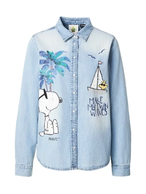 Foto van product PRINCESS GOES HOLLYWOOD Blouse 'Snoopy' blauw / aqua / blauw denim / wit