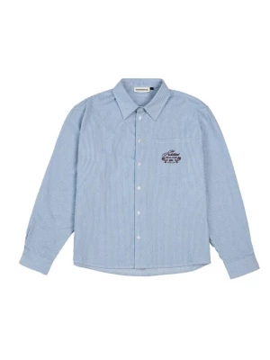 Foto van product Prohibited Overhemd 'Club Dress' lichtblauw / bruin / wit