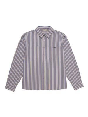 Foto van product Prohibited Overhemd 'Westbury' blauw / mauve / donkeroranje / offwhite