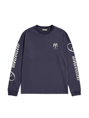 Foto van product Prohibited Shirt 'Centerfield' donkerblauw / offwhite