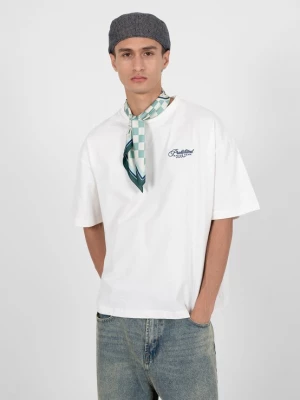 Foto van product Prohibited Shirt 'Grand Prix' opaal / donkerblauw / lichtgeel / offwhite