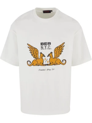 Foto van product Prohibited Shirt 'Griffin' safraan / zwart / wit