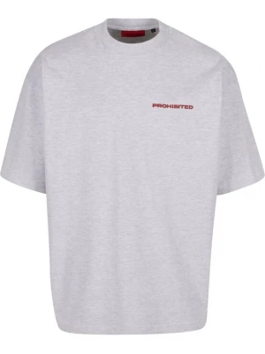 Foto van product Prohibited Shirt grijs gemêleerd / rood