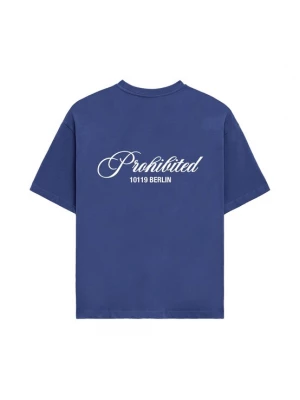 Foto van product Prohibited Shirt 'Hometown' donkerblauw / wit