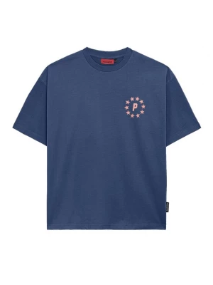 Foto van product Prohibited Shirt 'Stars' donkerblauw / lichtroze