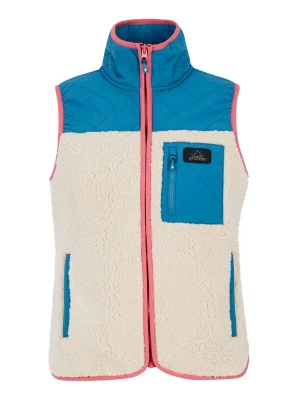 Foto van product PROTEST Bodywarmer 'Try' ecru / cyaan blauw