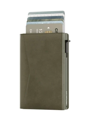 Foto van product Prowallet Portemonnee 'Pasjeshouder Classic' olijfgroen