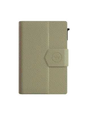 Foto van product Prowallet Portemonnee 'Pasjeshouder Plus Pebble' groen