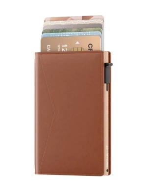 Foto van product Prowallet Portemonnee 'Pasjeshouder Slim' cognac