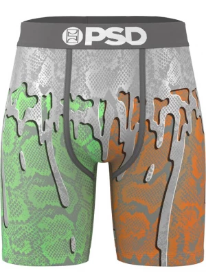 Foto van product PSD Boxershorts grijs / groen / donkeroranje