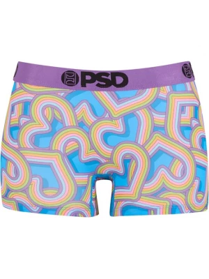 Foto van product PSD Boxershorts 'Heart Attacks B' lichtblauw / geel / lila / pink