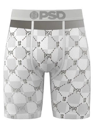 Foto van product PSD Boxershorts 'Ja Morant' grijs / antraciet / lichtgrijs / wit