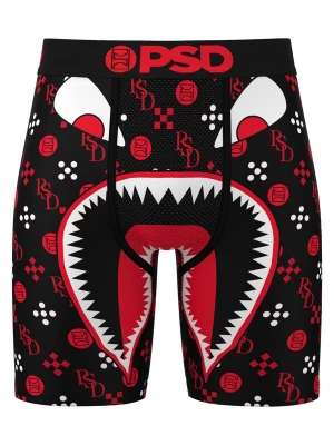 Foto van product PSD Boxershorts 'Lux Red' rood / zwart / wit