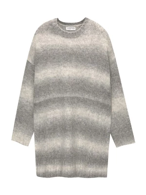 Foto van product Pull&Bear Gebreide jurk lichtbeige / grijs