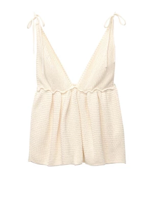 Foto van product Pull&Bear Gebreide top ecru