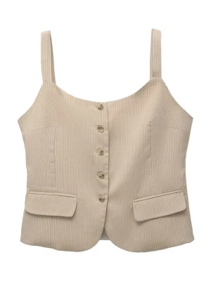 Foto van product Pull&Bear Gilet sand / donkergrijs