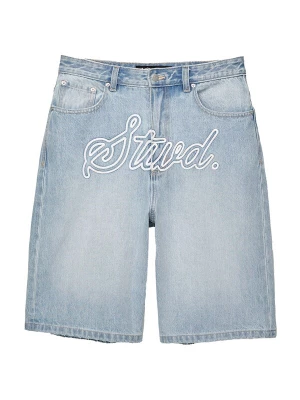 Foto van product Pull&Bear Jeans blauw denim / wit