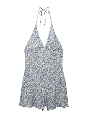 Foto van product Pull&Bear Jumpsuit blauw / wit