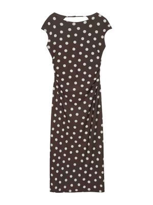 Foto van product Pull&Bear Jurk bruin / wit