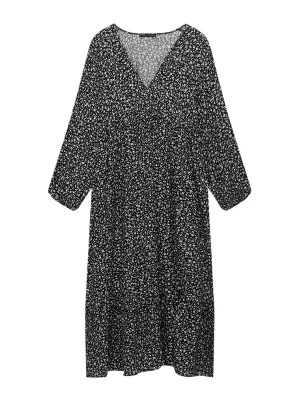 Foto van product Pull&Bear Jurk olijfgroen / zwart / wit