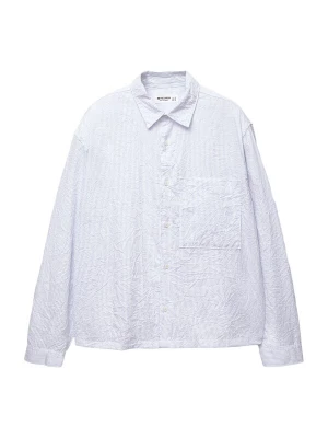 Foto van product Pull&Bear Overhemd lichtblauw / offwhite