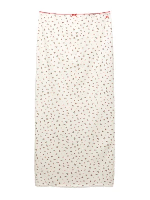 Foto van product Pull&Bear Rok lichtbeige / spar / rood