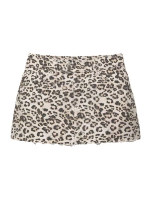 Foto van product Pull&Bear Rok 'STWD' cappuccino / donkerbruin / zwart