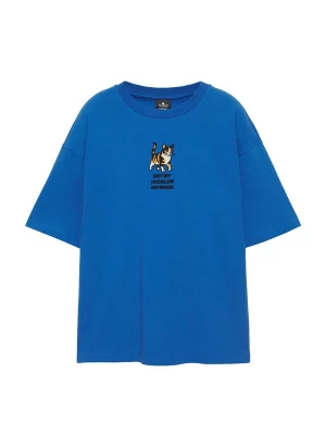 Foto van product Pull&Bear Shirt blauw / pueblo / zwart / wit