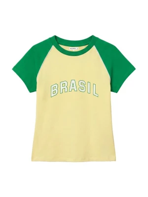 Foto van product Pull&Bear Shirt 'BRASIL' geel / groen / wit