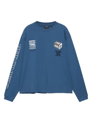 Foto van product Pull&Bear Shirt 'STWD COMMUNITY PLAYER' saffier / zwart / wit