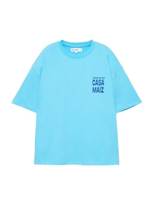 Foto van product Pull&Bear Shirt 'TACOS' azuur / enziaan