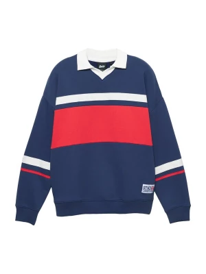 Foto van product Pull&Bear Sweatshirt 'STWD' navy / rood / wit