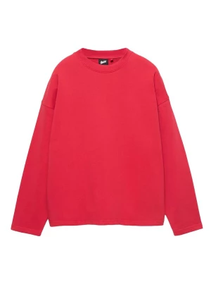 Foto van product Pull&Bear Sweatshirt 'STWD' rood / zwart