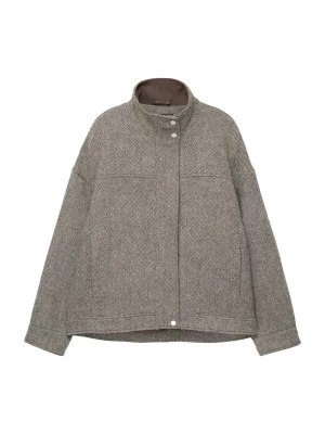 Foto van product Pull&Bear Tussenjas donkergrijs / wit