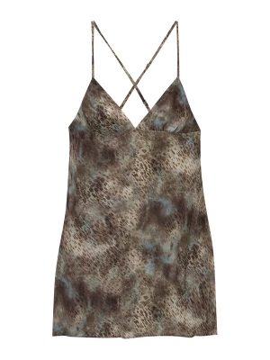 Foto van product Pull&Bear Zomerjurk beige / lichtblauw / bruin / donkerbruin
