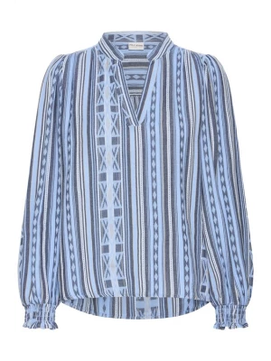 Foto van product Pulz Blouse 'Alexis' marine / lichtblauw