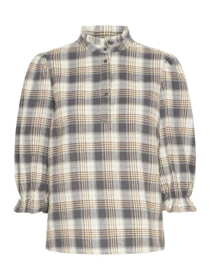 Foto van product Pulz Blouse 'PZEVIE' beige / grijs / zwart