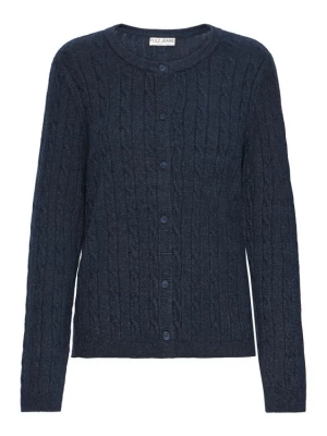 Foto van product Pulz Gebreid vest 'STEFFI' donkerblauw
