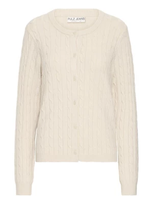 Foto van product Pulz Gebreid vest 'STEFFI' offwhite
