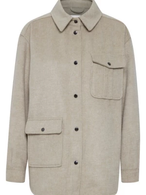 Foto van product PULZ Jeans Tussenjas 'PEYTON' taupe