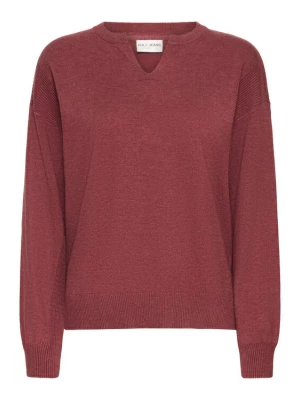 Foto van product Pulz Trui 'PZSara' rood gemêleerd