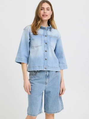 Foto van product Pulz Tussenjas 'PZKatja' blauw denim