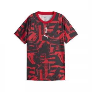 Foto van product PUMA AC Milan warming-up shirt voor Dames, Zwart / Rood