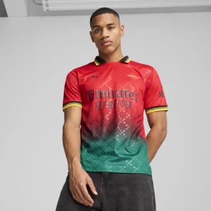 Foto van product PUMA AC MILAN x OFF-Witâ¢ Replica shirt voor Heren, Zwart / Rood