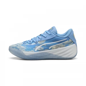 Foto van product PUMA All-Pro NITROâ¢ Dennis SchrÃ¶der uniseks basketbalschoenen, Blauw / Wit