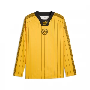Foto van product PUMA Borussia Dortmund KING relaxt shirt met lange mouwen voor Heren, Zwart / Geel