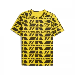 Foto van product PUMA Borussia Dortmund pre-match shirt voor Heren, Zwart / Geel