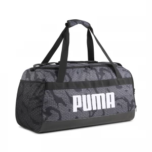 Foto van product PUMA Challenger medium sporttas met all-over-print, Zwart