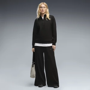 Foto van product PUMA Class relaxte broek met wijde pijpen voor Dames, Zwart